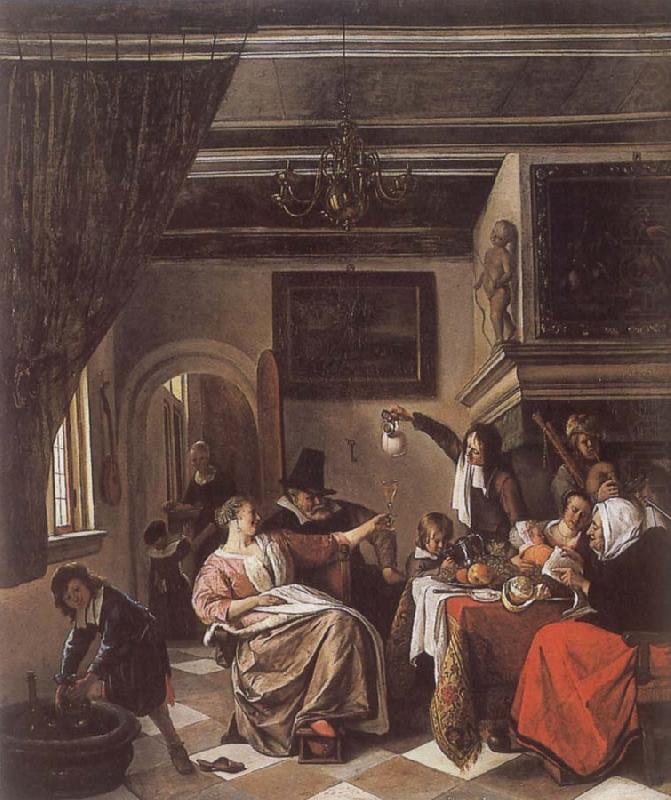 Jan Steen As the Old Sing,So twitter the Young china oil painting image